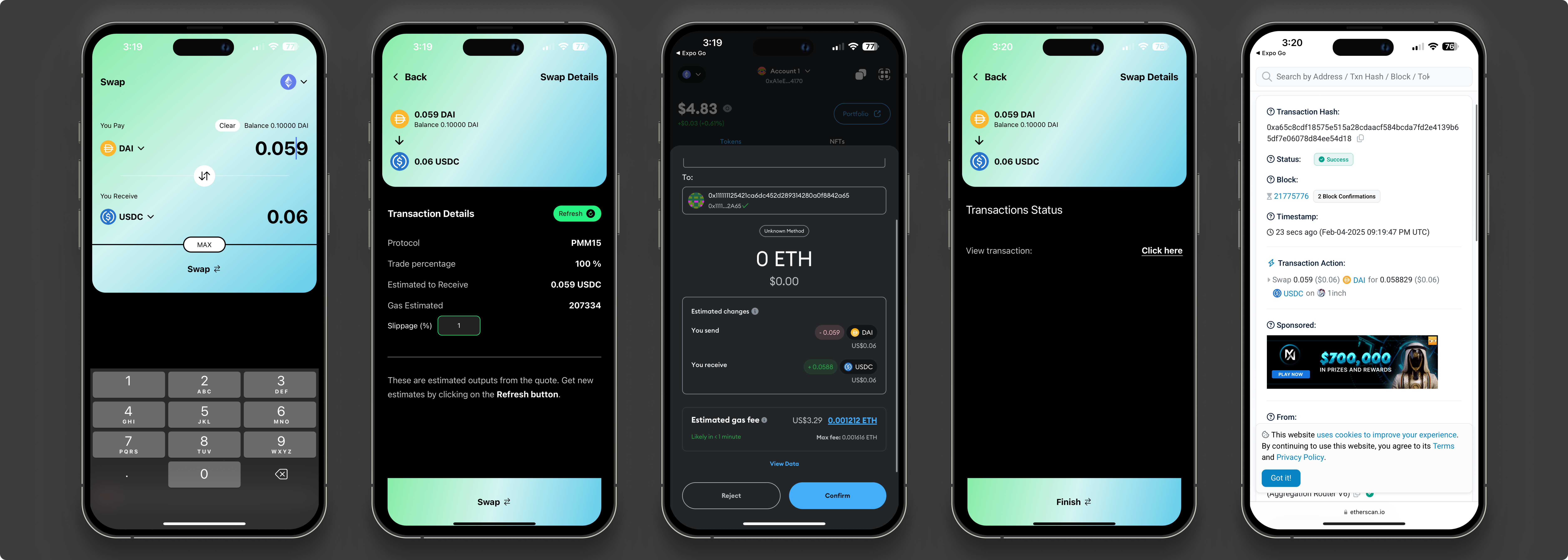 Swap Interface